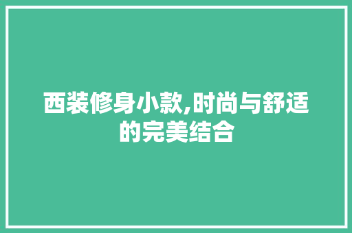 西装修身小款,时尚与舒适的完美结合 客厅装修