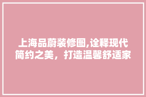 上海品蔚装修图,诠释现代简约之美，打造温馨舒适家居空间 软装设计