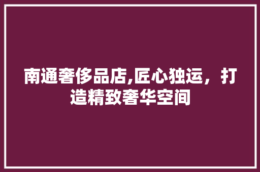 南通奢侈品店,匠心独运，打造精致奢华空间 中式风格装饰