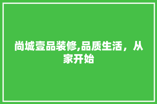 尚城壹品装修,品质生活，从家开始 木雕艺术