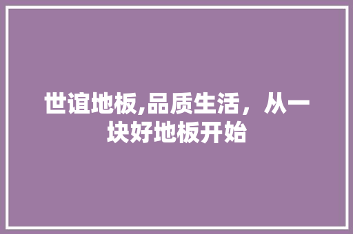 世谊地板,品质生活，从一块好地板开始 中式风格装饰