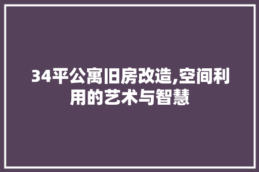34平公寓旧房改造,空间利用的艺术与智慧 中式风格装饰