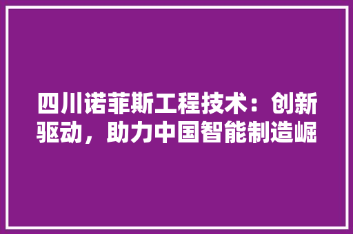 四川诺菲斯工程技术：创新驱动，助力中国智能制造崛起 卧室装修