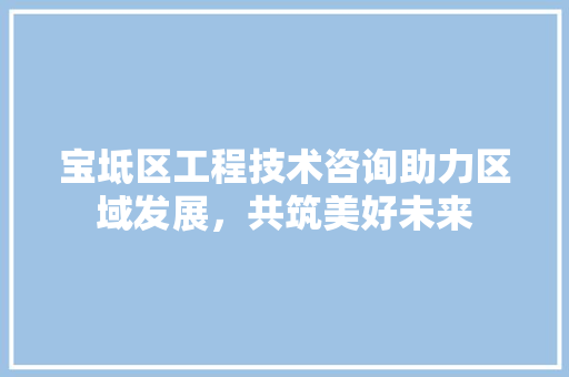 宝坻区工程技术咨询助力区域发展，共筑美好未来 现代风格装饰