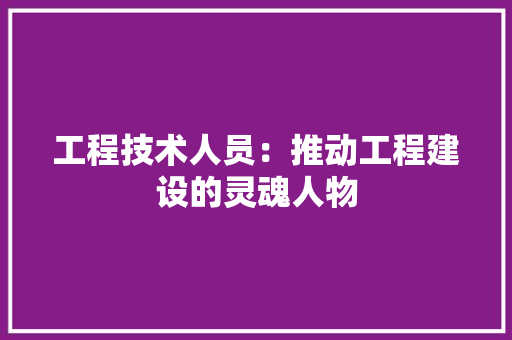 工程技术人员：推动工程建设的灵魂人物 现代风格装饰