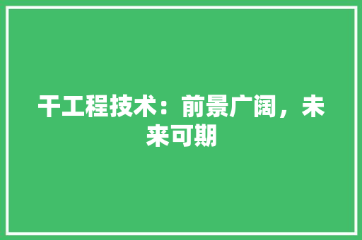 干工程技术：前景广阔，未来可期 中式风格装饰