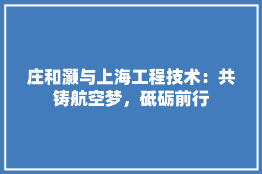 庄和灏与上海工程技术：共铸航空梦，砥砺前行 中式风格装饰