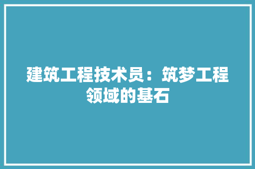 建筑工程技术员：筑梦工程领域的基石 中式风格装饰