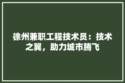 徐州兼职工程技术员：技术之翼，助力城市腾飞 中式风格装饰