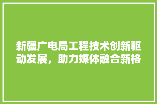 新疆广电局工程技术创新驱动发展，助力媒体融合新格局 室内设计