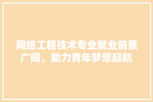 网络工程技术专业就业前景广阔，助力青年梦想起航 室内设计