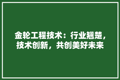 金轮工程技术：行业翘楚，技术创新，共创美好未来 室内设计