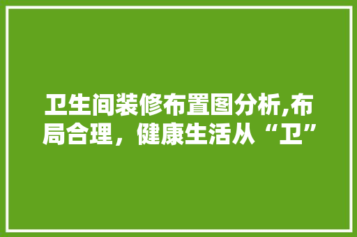 卫生间装修布置图分析,布局合理，健康生活从“卫”开始 卧室装修