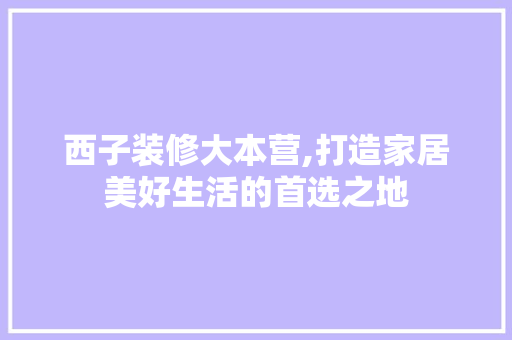 西子装修大本营,打造家居美好生活的首选之地 木雕艺术
