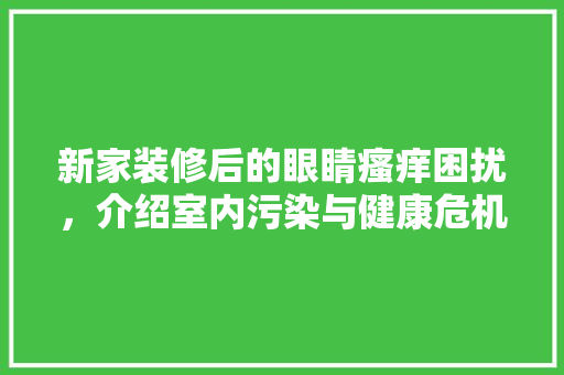 新家装修后的眼睛瘙痒困扰，介绍室内污染与健康危机 室内设计