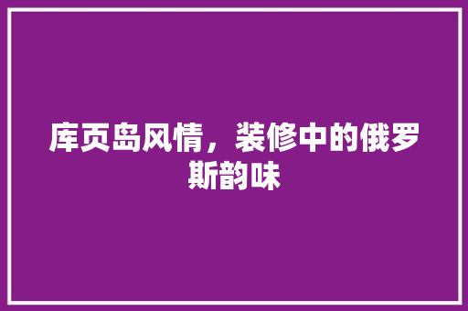 库页岛风情，装修中的俄罗斯韵味 中式风格装饰