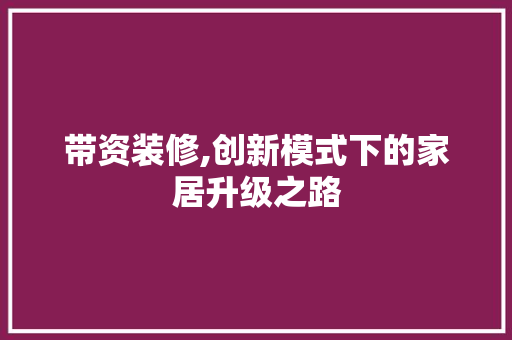 带资装修,创新模式下的家居升级之路 木雕艺术