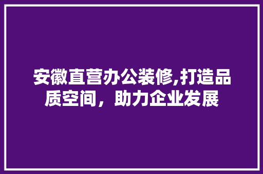 安徽直营办公装修,打造品质空间，助力企业发展 中式风格装饰