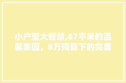 小户型大智慧,67平米的温馨家园，8万预算下的完美装修 软装设计