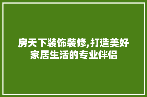 房天下装饰装修,打造美好家居生活的专业伴侣 卧室装修