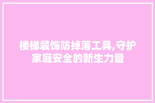 楼梯装饰防掉落工具,守护家庭安全的新生力量 中式风格装饰