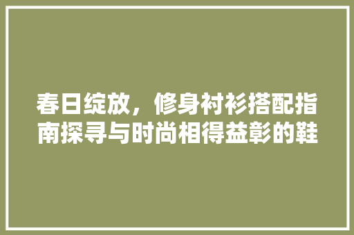 春日绽放,修身衬衫搭配指南探寻与时尚相得益彰的鞋子选择